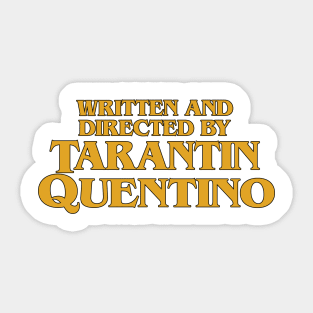 Tarantin Quentino White shirt Sticker